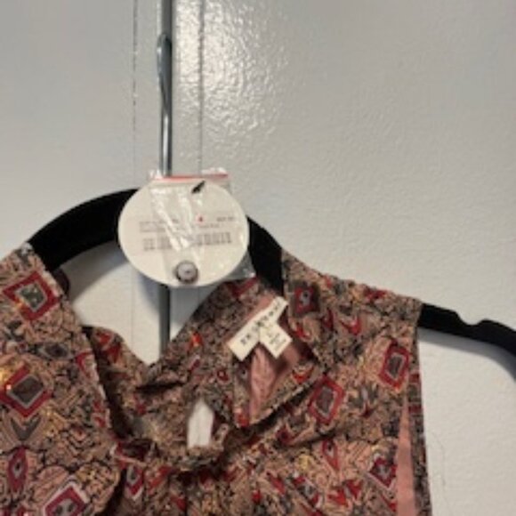 En Creme Sleeveless Mini Dress Blush Red size L NWT - Picture 5 of 5